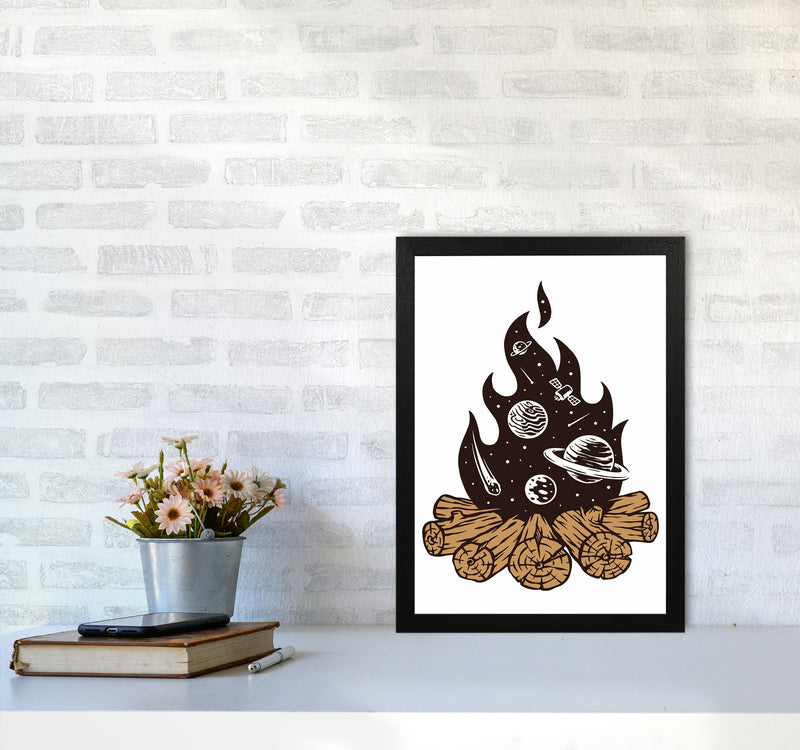 Mystical Fire Art Print by Jason Stanley A3 White Frame