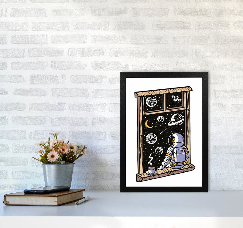 Planet Views Art Print by Jason Stanley A3 White Frame