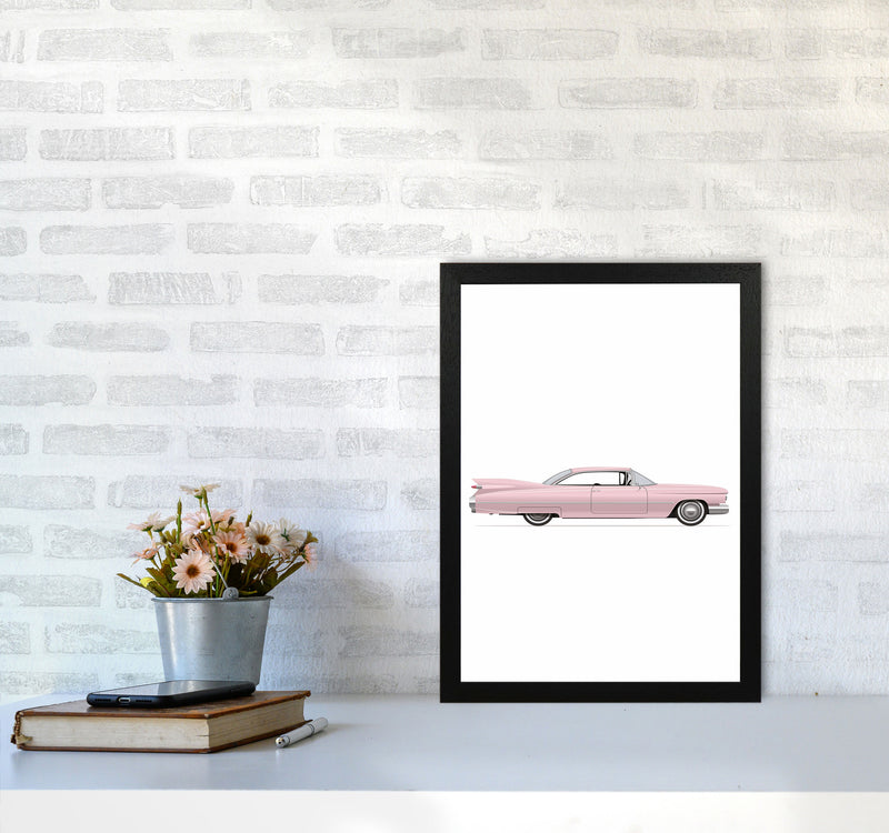 Pink Classic Art Print by Jason Stanley A3 White Frame