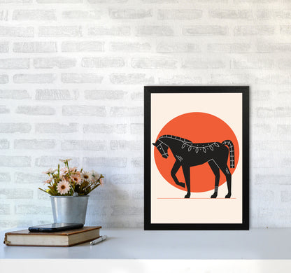 Proud Horse Art Print by Jason Stanley A3 White Frame