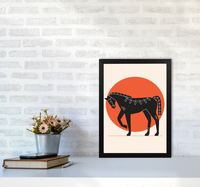 Proud Horse Art Print by Jason Stanley A3 White Frame