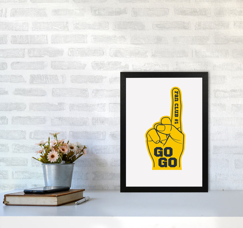 Fan Club Art Print by Jason Stanley A3 White Frame