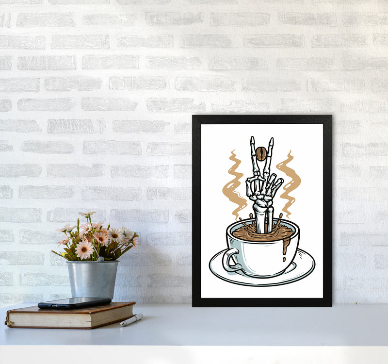 Peace!! Art Print by Jason Stanley A3 White Frame