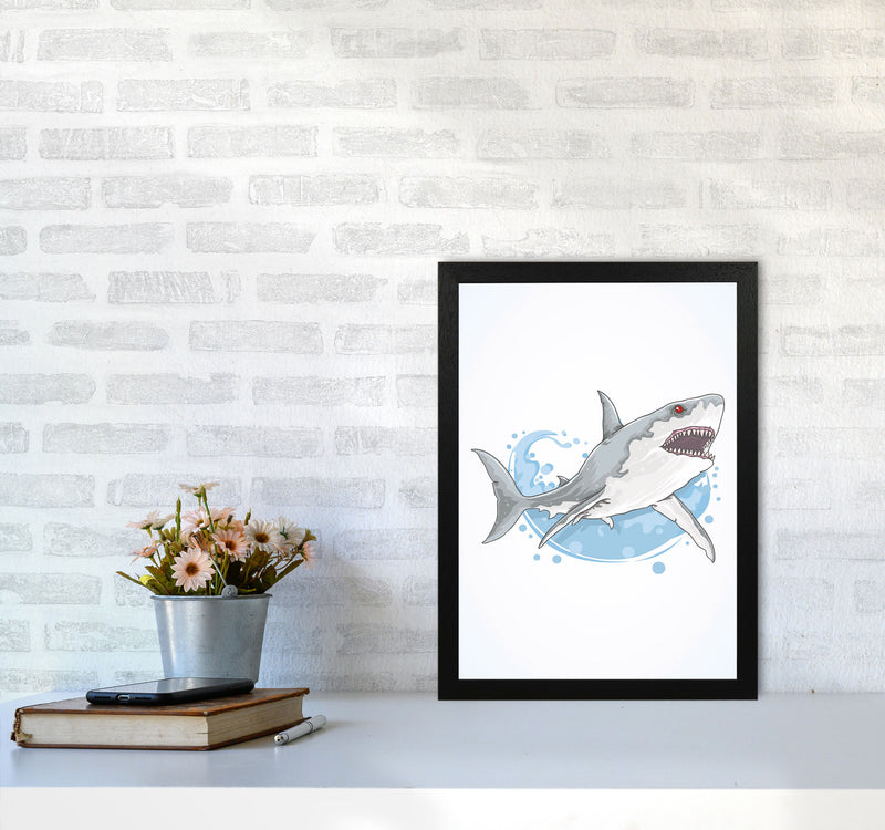 Rarrrrr!! Art Print by Jason Stanley A3 White Frame