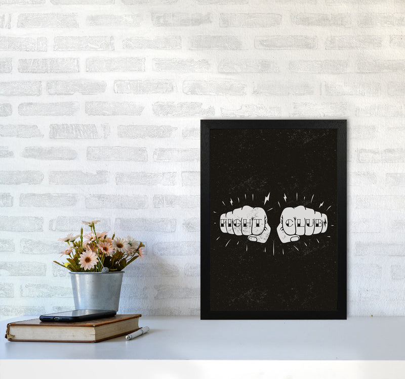 Fight Club Art Print by Jason Stanley A3 White Frame