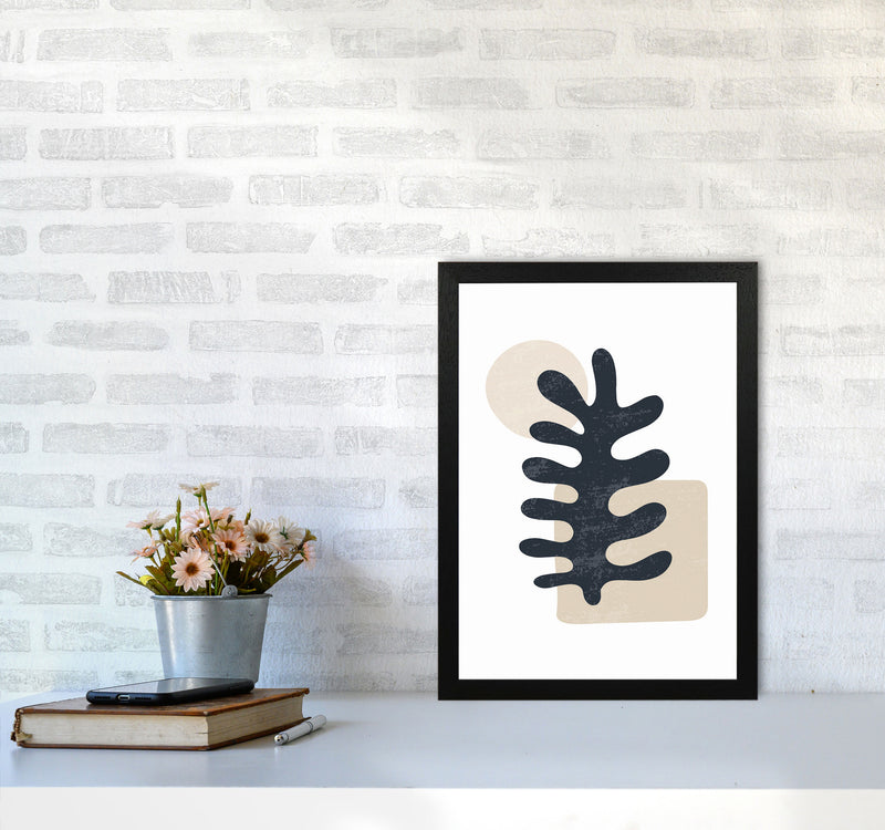 Minimal Abstract Algae III Art Print by Jason Stanley A3 White Frame