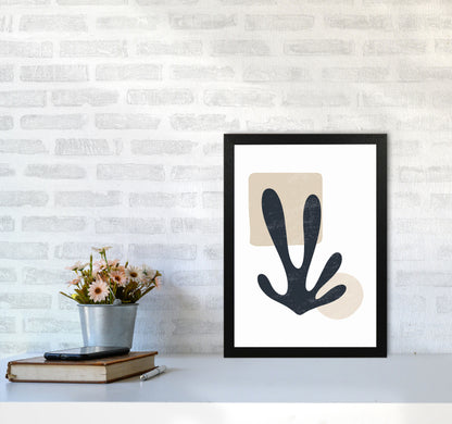 Minimal Abstract Algae II Art Print by Jason Stanley A3 White Frame