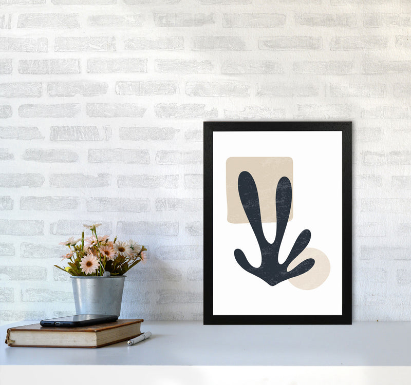 Minimal Abstract Algae II Art Print by Jason Stanley A3 White Frame