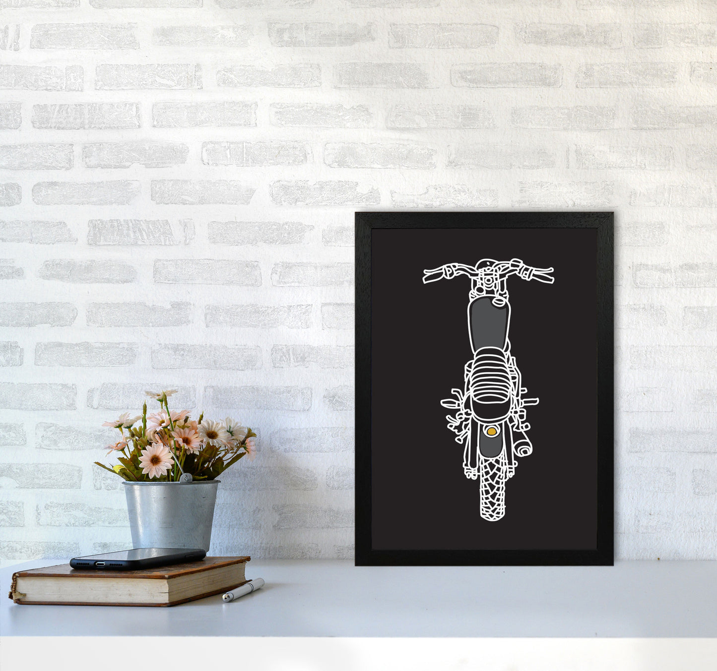 Let's Ride! Art Print by Jason Stanley A3 White Frame