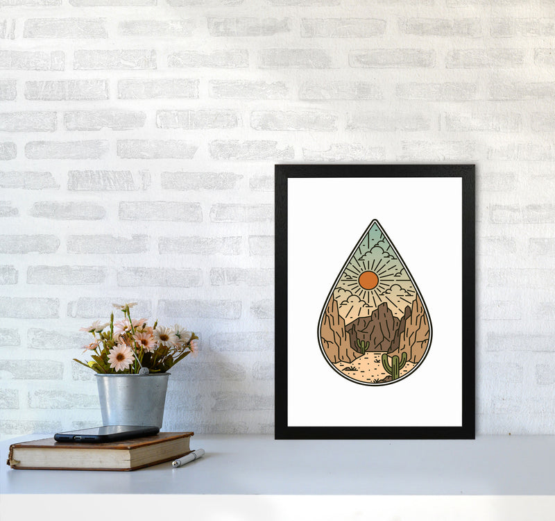 Desert Vibes II Art Print by Jason Stanley A3 White Frame