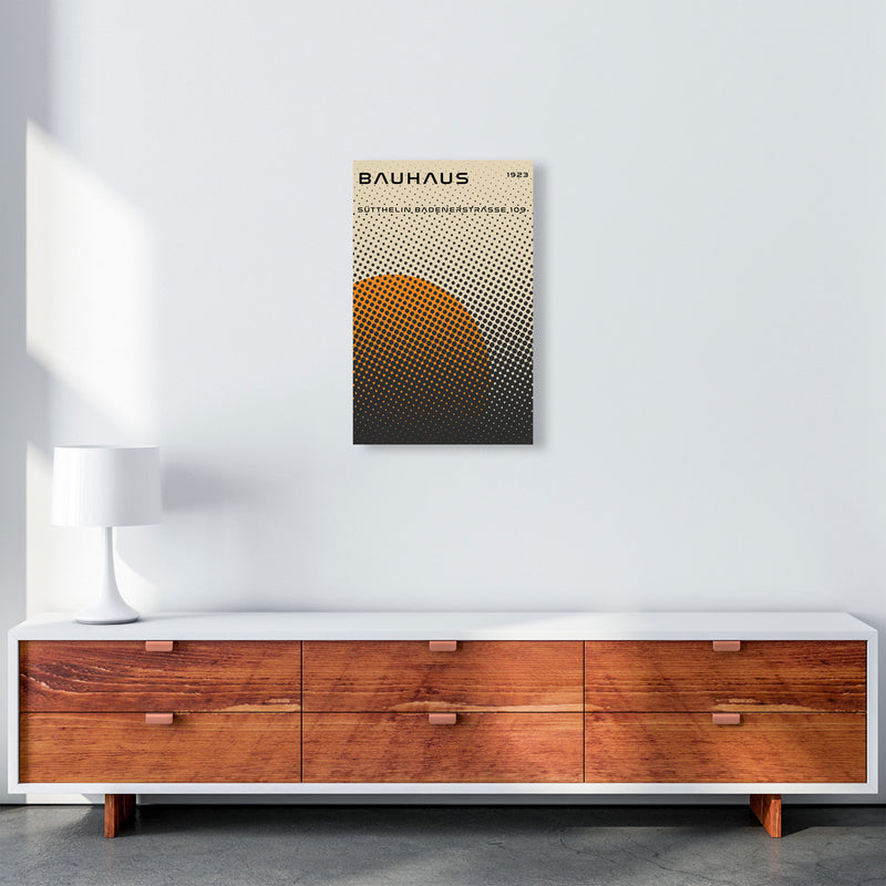 Bauhaus Geometric Yellow Vibe Art Print by Jason Stanley A3 Canvas