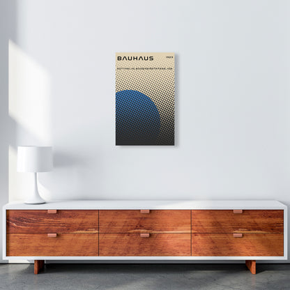 Bauhaus Geometric Blue Vibe Art Print by Jason Stanley A3 Canvas