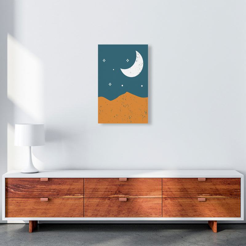 Moonrise Over The Mountain Art Print by Jason Stanley A3 Canvas