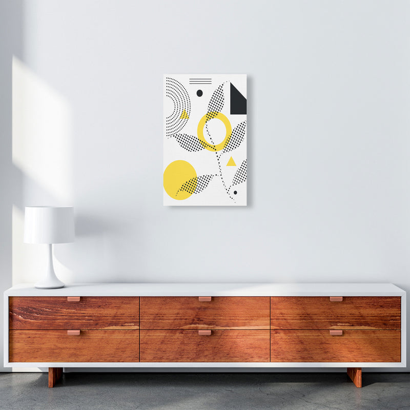 Abstract Halftone Shapes 2 Art Print by Jason Stanley A3 Canvas