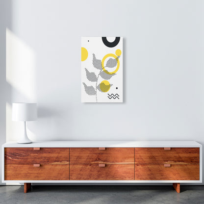 Abstract Halftone Shapes 4 Art Print by Jason Stanley A3 Canvas