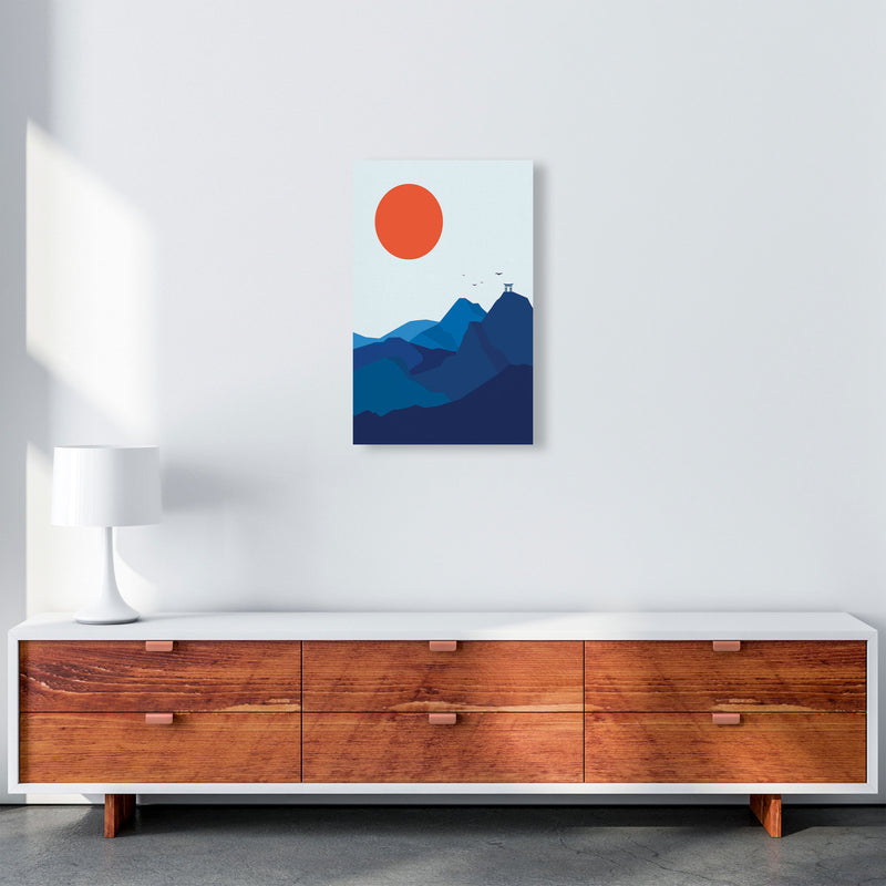 Japanese Mountain Sunrise Art Print by Jason Stanley A3 Canvas