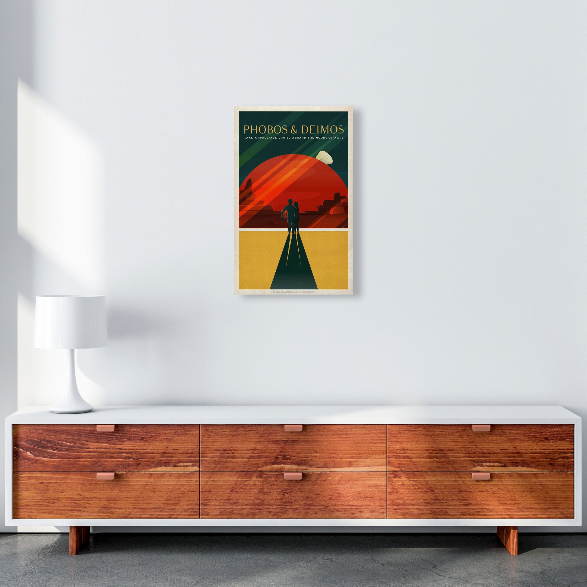 Spacex - Phobos & Deimos Art Print by Jason Stanley A3 Canvas