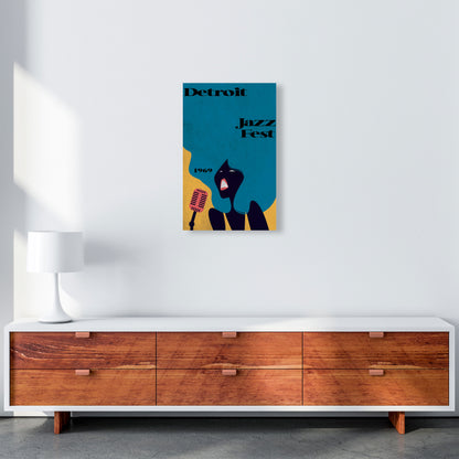 Detroit Jazz Fest 1969 Art Print by Jason Stanley A3 Canvas