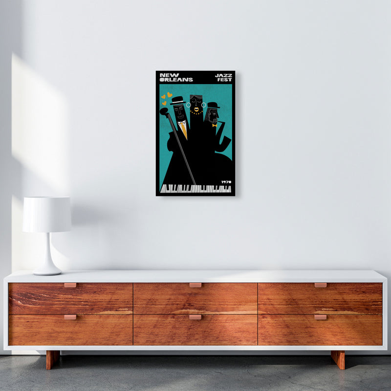 New Orleans Jazz Fest Art Print by Jason Stanley A3 Canvas