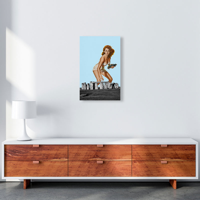 Attack On Stonehenge Art Print by Jason Stanley A3 Canvas