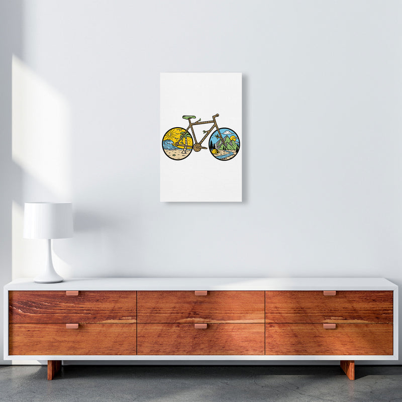 Best Bike Ride Ever Art Print by Jason Stanley A3 Canvas