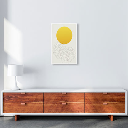 Botanical Yellow 1 Art Print by Jason Stanley A3 Canvas