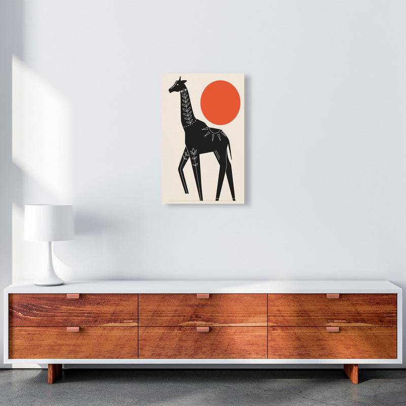 Giraffe In The Sun Art Print by Jason Stanley A3 Canvas