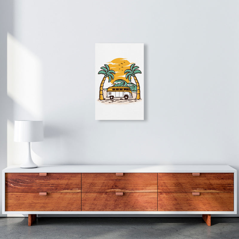 Between Two Palms Art Print by Jason Stanley A3 Canvas