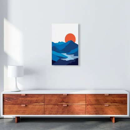 Japanese Mountain Art Print by Jason Stanley A3 Canvas