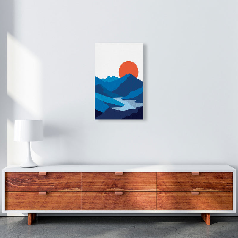 Japanese Mountain Art Print by Jason Stanley A3 Canvas
