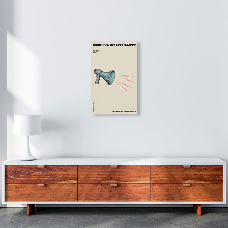 Bauhaus Megaphone Art Print by Jason Stanley A3 Canvas