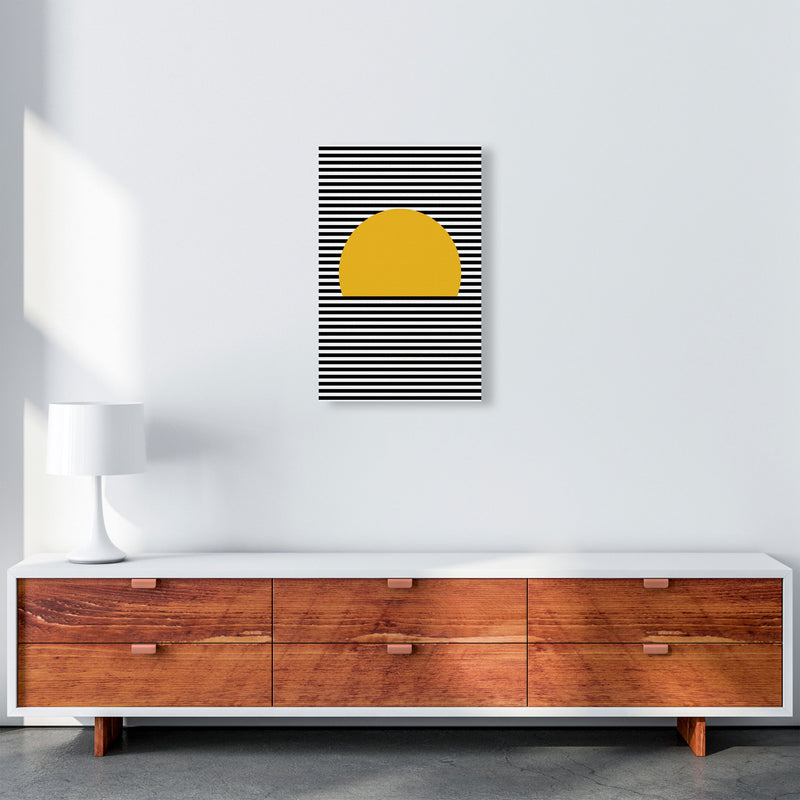 Sunset Line Art Art Print by Jason Stanley A3 Canvas
