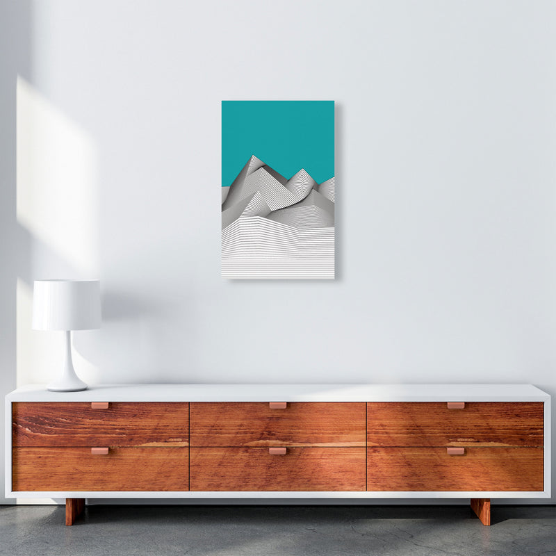 Blue Mountain Art Print by Jason Stanley A3 Canvas