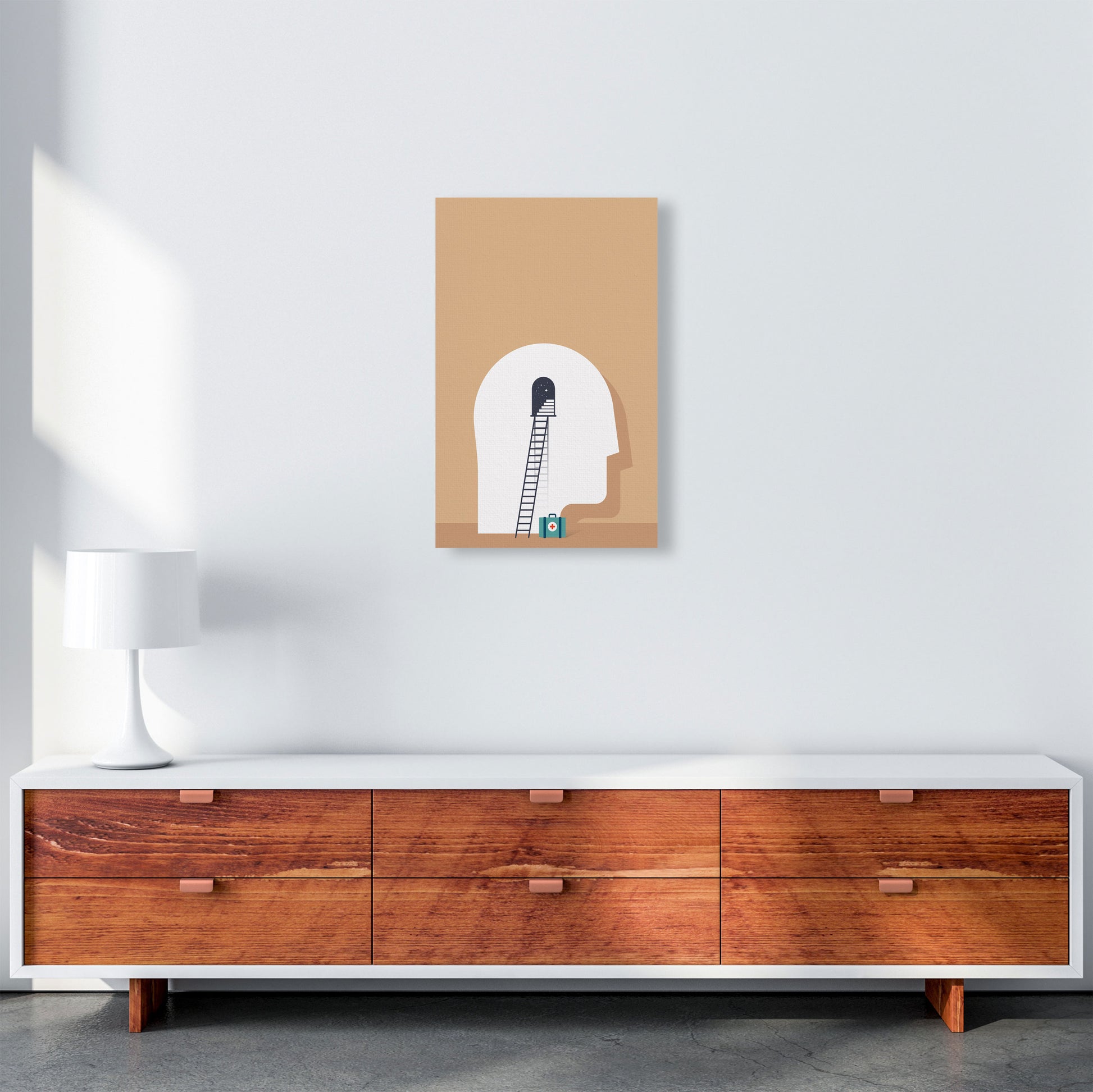 To The Rescue Art Print by Jason Stanley A3 Canvas