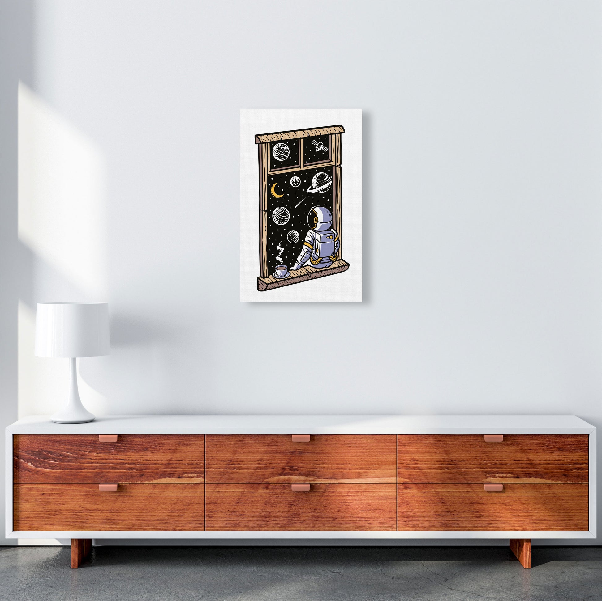 Planet Views Art Print by Jason Stanley A3 Canvas