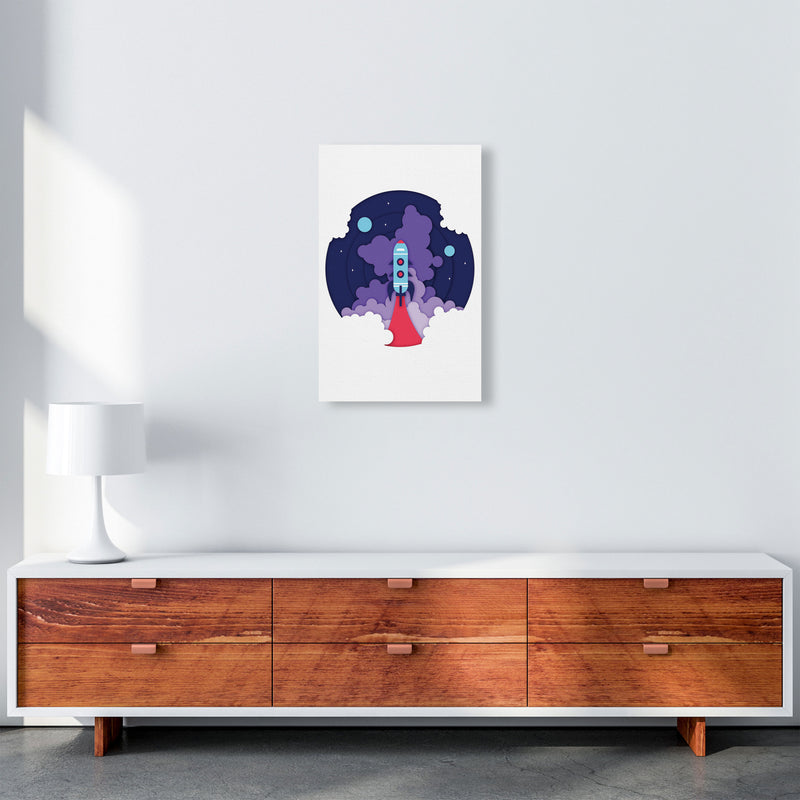 To The Moon Art Print by Jason Stanley A3 Canvas