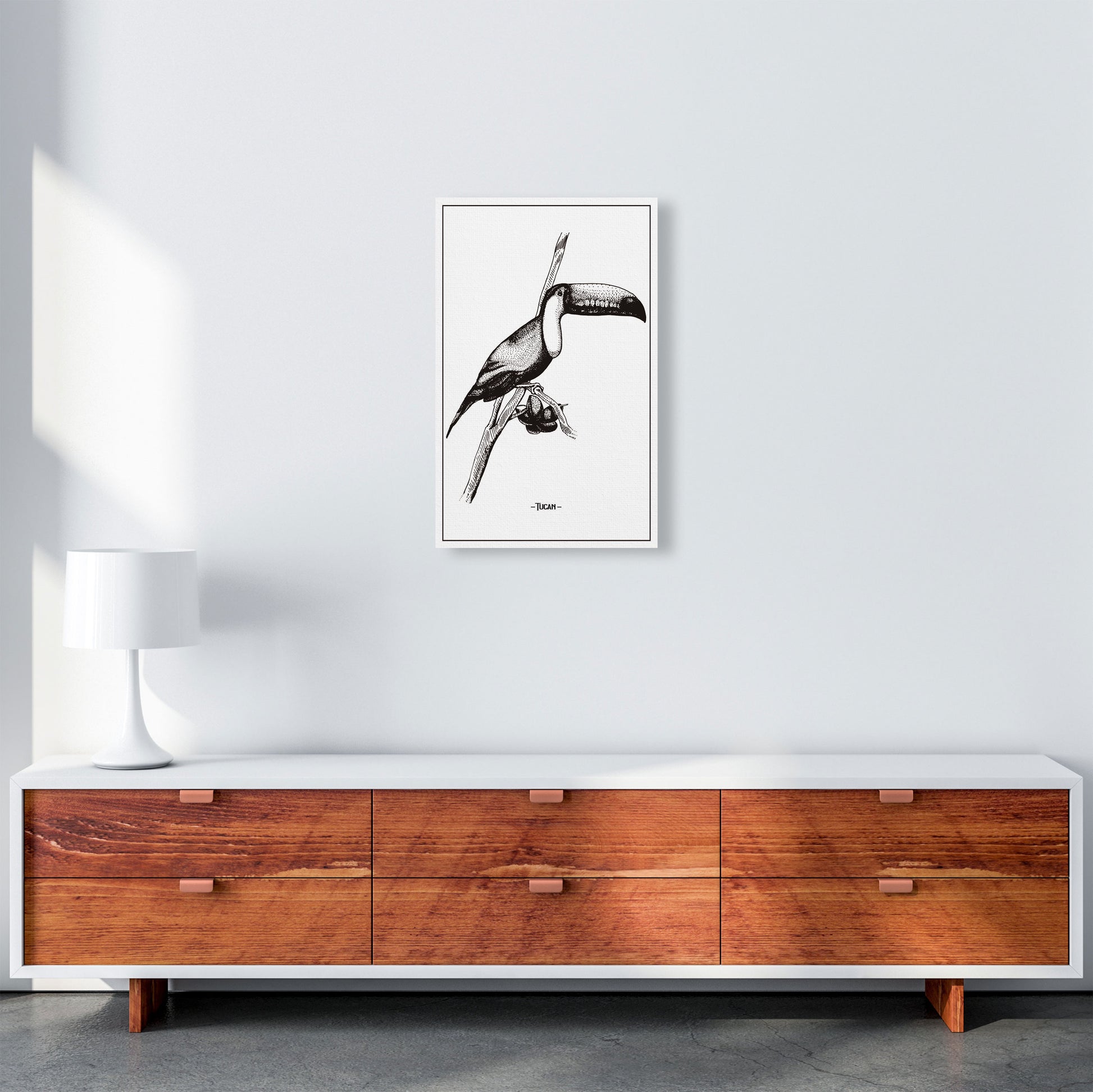 Tucan Art Print by Jason Stanley A3 Canvas
