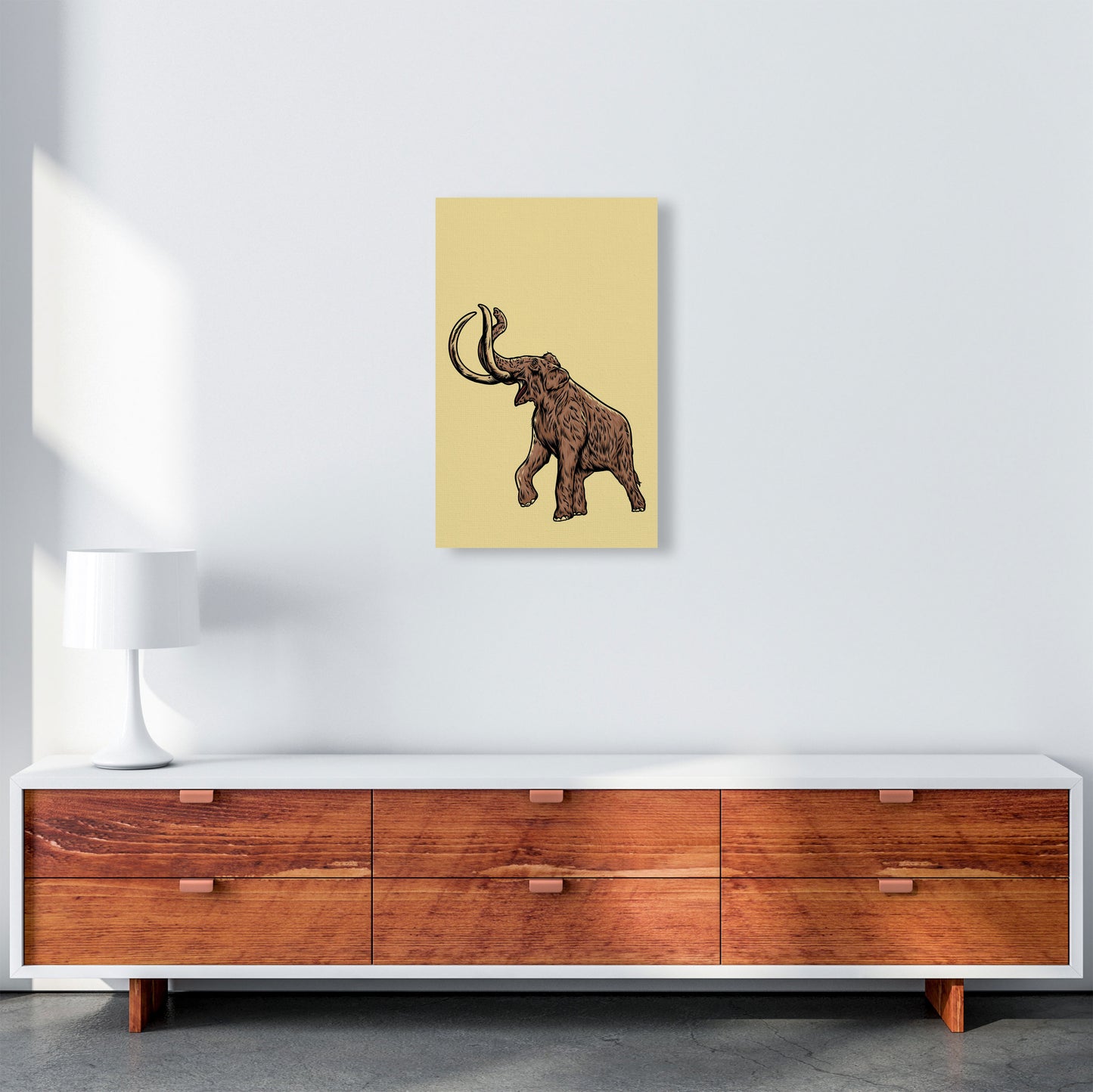 Mammoth Art Print by Jason Stanley A3 Canvas