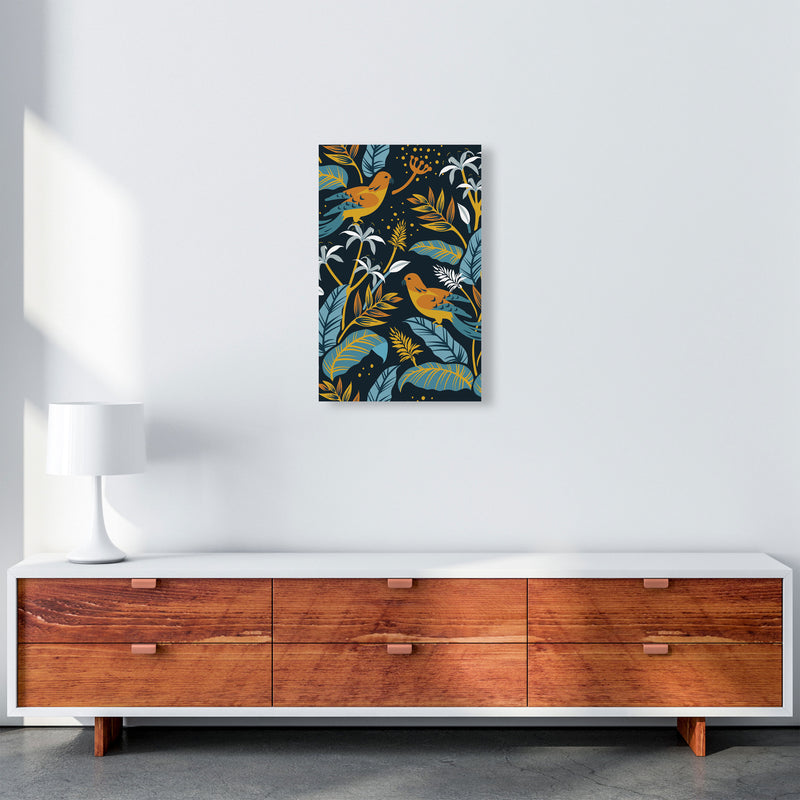 Birds And Plants Art Print by Jason Stanley A3 Canvas