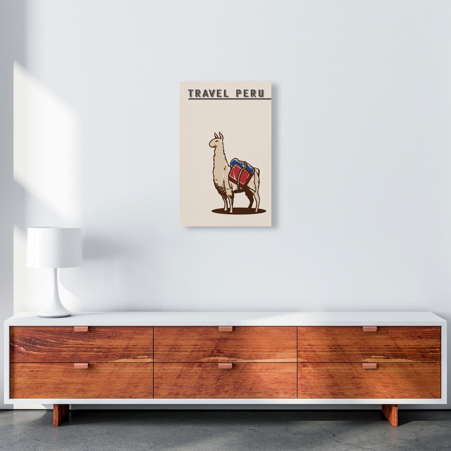 Travel Peru Art Print by Jason Stanley A3 Canvas