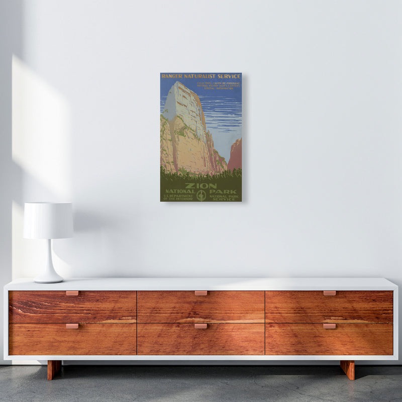Zion National Park Art Print by Jason Stanley A3 Canvas