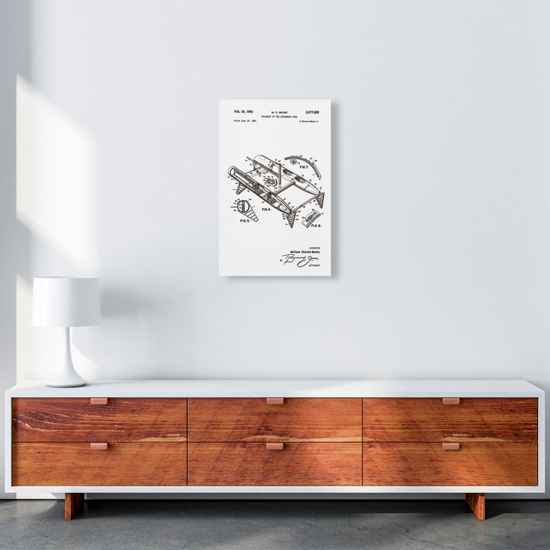 Catamaran Patent Art Print by Jason Stanley A3 Canvas