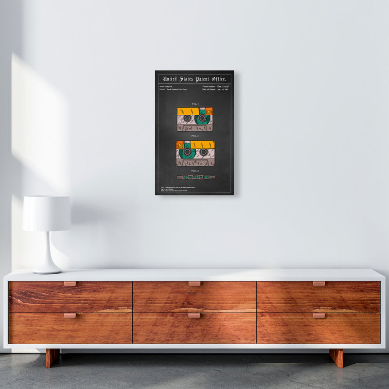 Casette Tape Art Print by Jason Stanley A3 Canvas