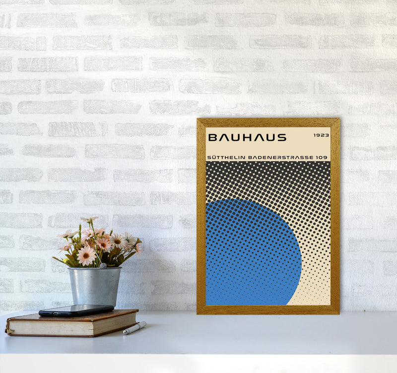 Bauhaus Geometric Blue Vibe II Art Print by Jason Stanley A3 Print Only