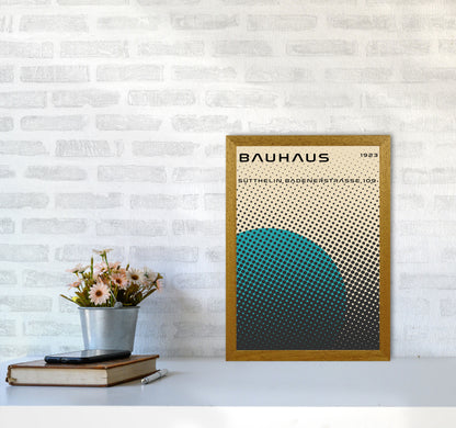 Bauhaus Geometric Teal Vibe Art Print by Jason Stanley A3 Print Only