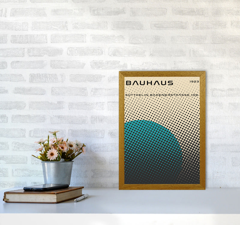 Bauhaus Geometric Teal Vibe Art Print by Jason Stanley A3 Print Only