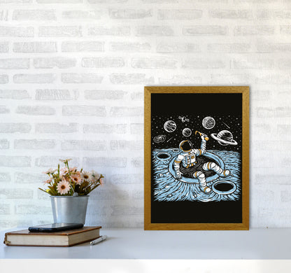 Cold Beer And Zero Gravity Art Print by Jason Stanley A3 Print Only