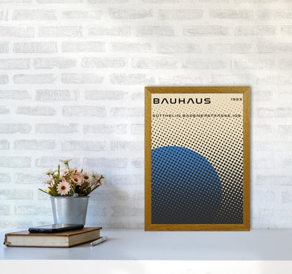 Bauhaus Geometric Blue Vibe Art Print by Jason Stanley A3 Print Only