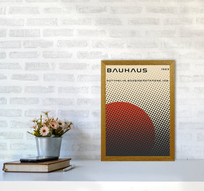 Bauhaus Geometric Red Vibe Art Print by Jason Stanley A3 Print Only