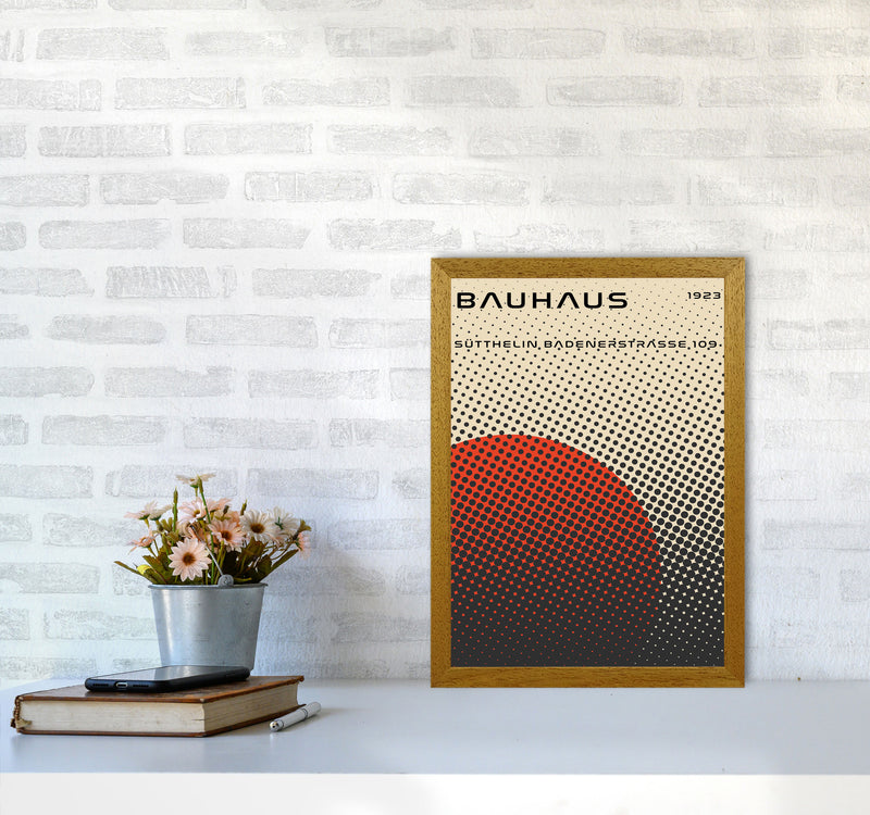 Bauhaus Geometric Red Vibe Art Print by Jason Stanley A3 Print Only